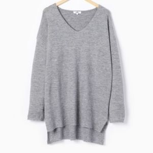 NWT GeeGee grey V neck sweater womens size 3X